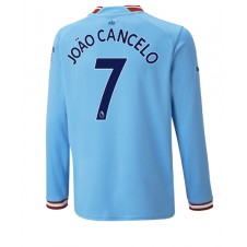 Manchester City Joao Cancelo #7 Hemmatröja 2022-23 Långa ärmar